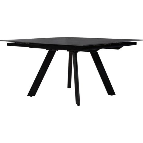 Table carrée extensible 140 à 190 cm céramique gris anthracite - RYUK (1/5)