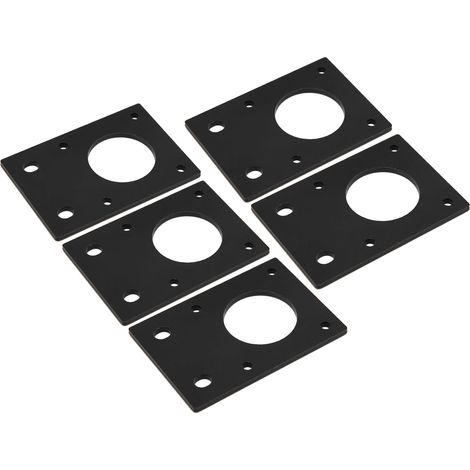 Plaque de montage pour moteur pas à pas 42 en 5 pièces, support pour imprimante 3D compatible avec les profilés en aluminium 2020/2040 (1/5)