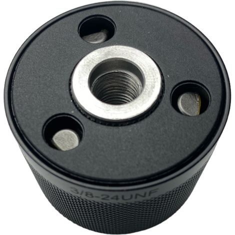 Trade-Shop Schnellspann Profi Bohrfutter Werkzeugaufnahme, 3/8 x 24 UNF Gewinde, Spannbereich 0,8-10mm für viele Schlagbohrmaschinen (1/3)