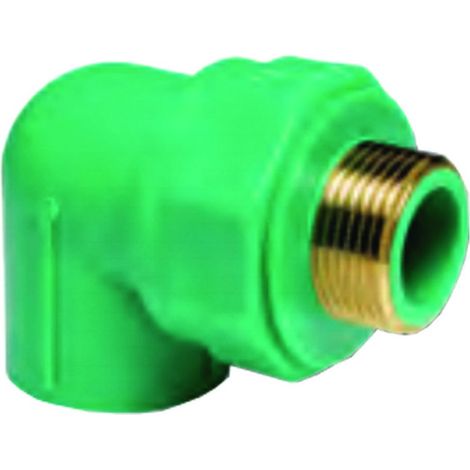 Curva 90° Filettata Maschio In Ppr Pn25 - M ø mm.25x3/4" - 5 pz