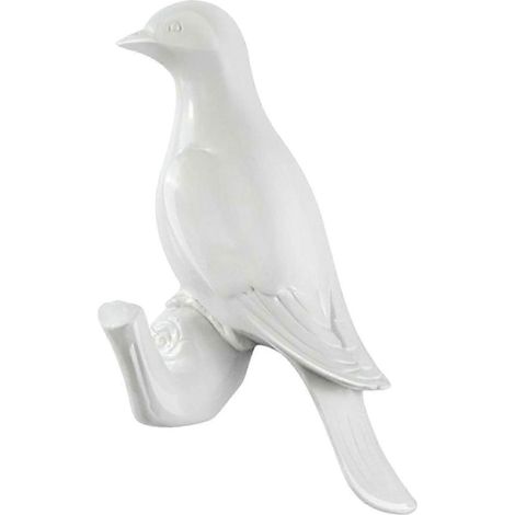 Vogelhaken, Wandhänger für Kleideraufbewahrung, Hängeregal für Schlafzimmer-M White (1/5)