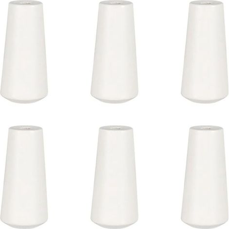 Lot de 12 pendentifs en bois, boutons de rideau de fenêtre, boutons blancs, mini stores, accessoires, pendentif en bois, poignées en bois, boutons en corde blanche (1/5)