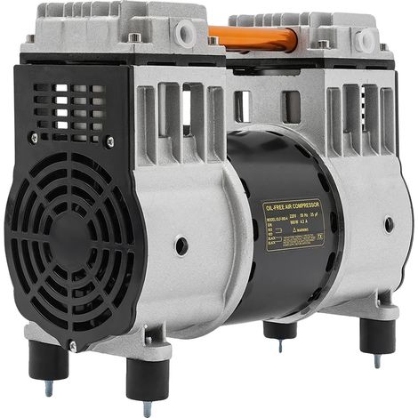 Compresseur d'air, fonctionnement silencieux, construction durable, 980W (1/2)