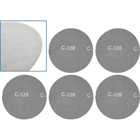 Malla abrasiva de velcro de 225 mm P320 (5/250) (1/3)