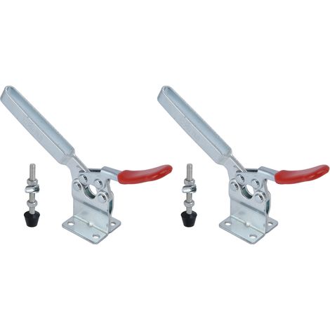 Lot de 2 pinces de serrage rapide manuelles, étau à pression directe GL-201-BLH (1/5)