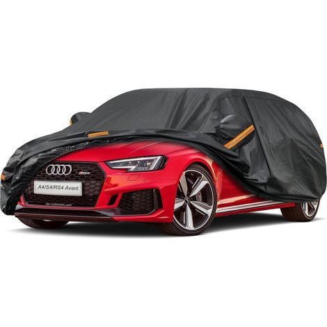 Autoplane wasserdicht atmungsaktiv für Audi A4 Avant (2004-2025) 7-lagig schwarz (1/5)