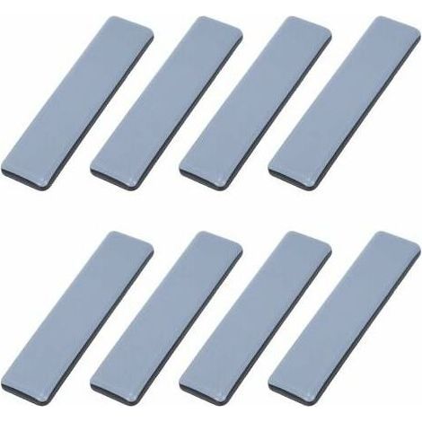 Patins glisseurs pour meubles lourds – 8 pièces 25mm x 100mm – Résine écologique – Anti-vibration pour parquet et carrelage - 25mm100mm (1/4)