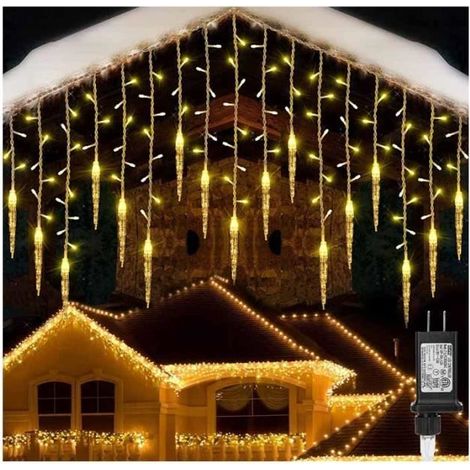 Guirlande lumineuse - FOLAYA - 216 LED - 5M - Étanche IP44 - Décoration Noël Extérieur (1/3)