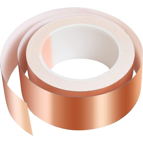 Protection anti-escargots, ruban de cuivre pour jardins et plates-bandes surélevées, 50 mm x 20 m, ruban adhésif en feuille de cuivre, ruban de protection anti-escargots (1/4)