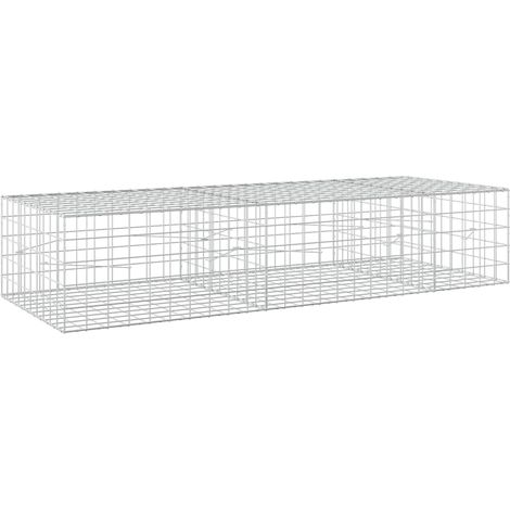 Gabion avec Fil de 5 mm et Maille de 10x10 cm 250x100x50 cm vidaXL (1/5)
