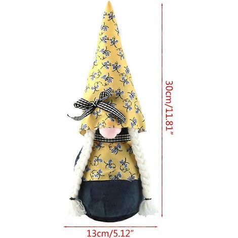 Gnome en peluche patriotique Tomte, lutin suédois pour la fête nationale américaine (4 juillet), cadeau de Pâques, décoration pour la maison, plateau à étages pour la cuisine - C02 (1/4)