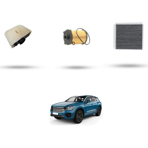 Kit tagliando 3 filtri compatibile con Vw Touareg III 3.0 eHybrid (CR) 280Kw dal 2020 (1/5)