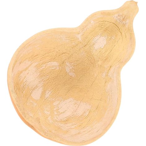 Louche Eau en Calebasse Naturelle Manche Long en Bois, Simple et Pratique pour Puiser Eau et Nettoyer Légumes Jardin (1/5)