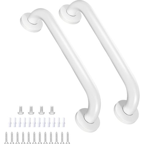 Grab Bar Rail,2 Pack Stainless Steel Non-Slip Bathroom Grab Rail,11.8 Inch Safety Hand for for Elderly, Children and Disability (1/5)