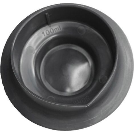 Gobelet doseur gris 100 ml / 50 ml pour Thermomix TM5 TM6 avec couvercle hermétique - Gris (1/5)