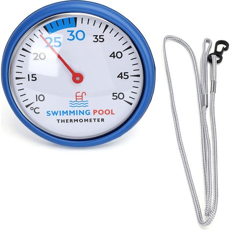 Thermomètre flottant pour piscine, spas et aquariums - Plage de mesure : 10-50 °C (A) (1/5)