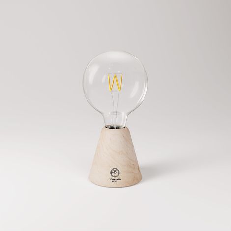 Lampada portatile ricaricabile Cabless01 con lampadina - personalizzabile (min 20 pezzi) (1/4)