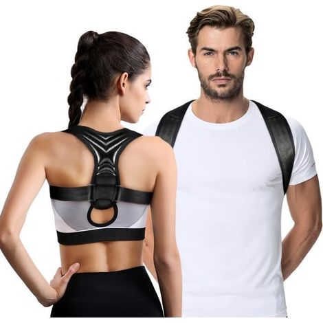 Correcteur De Posture, iThrough Correcteur De Posture Dos,Correcteur de posture pour Hommes et Femmes de soutien du dos réglable