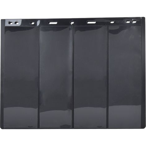 Lot de 10 feuilles de classeur pour timbres, 9 alvéoles universelles, fond noir 4 lignes, pour album standard de collection (1/5)