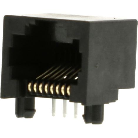 Molex Cat 3 Mod Jack/Plug 438600001 Buchse Schwarz 1 St. (1/2)