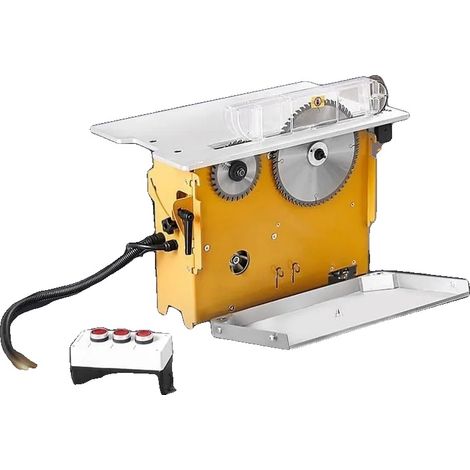 Scie sur table, coupe de haute précision, construction en métal durable, Scie sur table EU-220V (1/2)