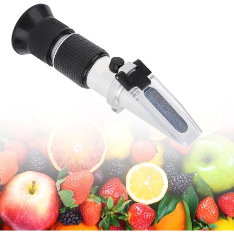 Mesureur de douceur, analyseur de douceur des fruits, testeur de concentration de liquide de coupe, réfractomètre, mesureur de sucre, réfractomètre (1/5)
