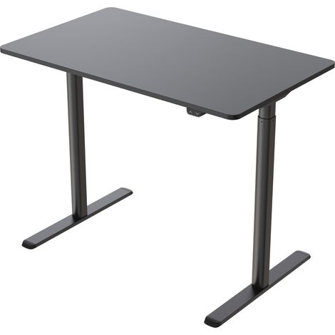Lykke Elektrisch Höhenverstellbarer Schreibtisch Nordic 120x60cm, Schwarz