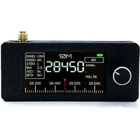 Récepteur radio portable à ondes courtes SI4732 Mini radio LSB USB AM/FM à bande complète, récepteur radio de poche Si (1/5)