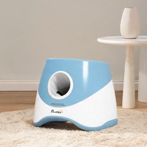 Lanceur de balles automatique pour chien bleu profond ABS 25,9 cm (1/5)