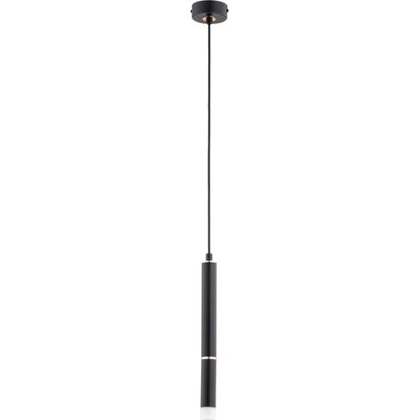 Suspension moderne tube noire/or cuisine G9 10W Alfa (1/3)