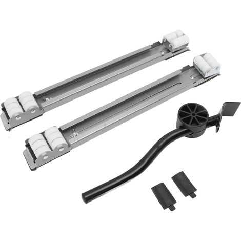 Eosnow Erweiterbare Geräte Roller 300 kg Ladung Ladung Universal Wheel Basis für Waschmaschinen Kühlschränke Trockner Geschirrspüler Schwere Objekte Silber