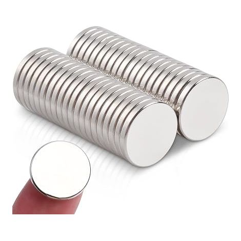 Small Round Magnets 15 x 2 mm Neodymium Magnets Magnets for Refrigerator and Kitchen (1/5)