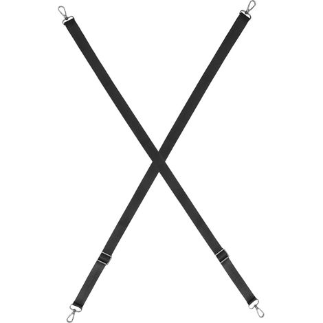 Sangles Réglables pour Couverture de Cheval 2 Pièces 150 Cm Nylon Résistant avec Boucles Doubles Pivotantes, Accessoires de Couverture et Sangles de Cuisse pour Équipement (1/5)