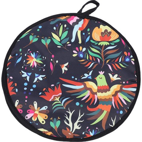 Pochette chauffante pour tortilla, chauffage en tissu micro-ondable, conservation de la chaleur isolée pour tacos (1/5)