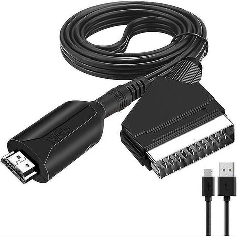 Câble HDMI vers SCART de 1 mètre pour connexion directe (1/5)