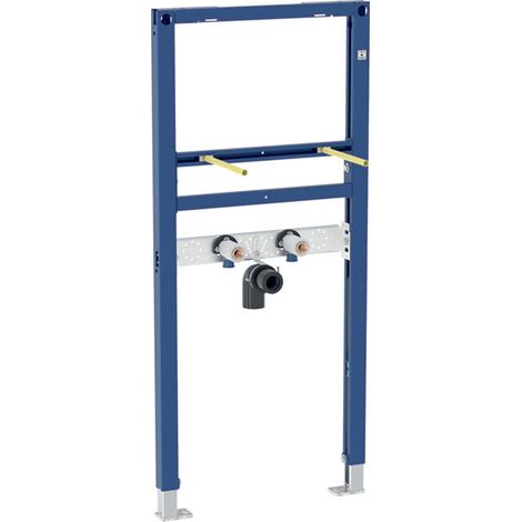 Geberit – Bâti support pour lavabo 112 cm – Pour robinetterie monotrou – Cadre autoportant avec fixation réglable – Installation en applique