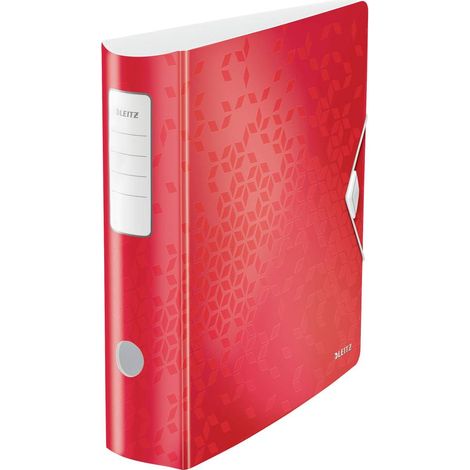 Leitz Raccoglitore DIN A4 Larghezza dorso: 82 mm Rosso 2 archetti 11060026