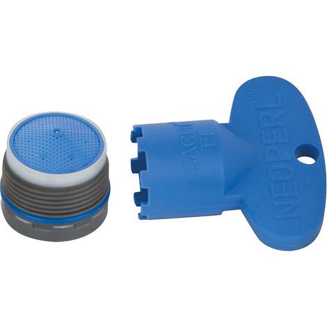 Ideal Standard – Mousseur pour robinet – Finition métal – Débit max optimisé – Réduit éclaboussures – Compatible série Active B8084AA - B960497NU