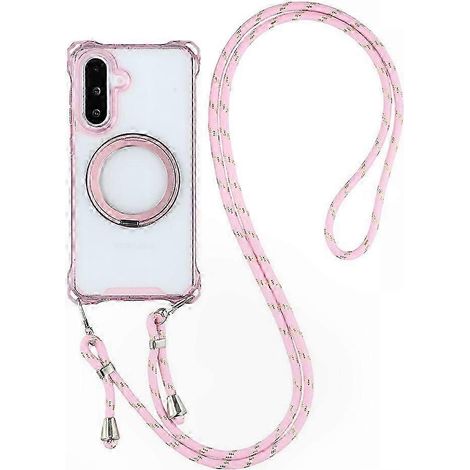 Galaxy A56 5G / A36 5G Hülle mit magnetischem Ständer und Trageschlaufe – Hybrid-TPU-PC-Schutzhülle, stoßfester Schutz (1/5)