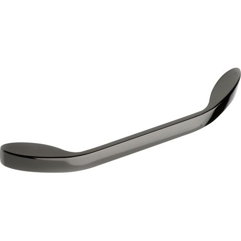 Siro Möbelgriff Idaia LA 160 mm - Griff für Schränke und Schubladen, Zinkdruckguss anthrazit glänzend (1/5)