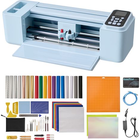 Mophorn Vinylschneidemaschine 30 cm, Schneideplotter mit Steuerung über Knopf und Bildschirm, kompatibel mit Mac, Windows, Android und iOS. Ideal für kreative Projekte und Wohnaccessoires. (1/5)