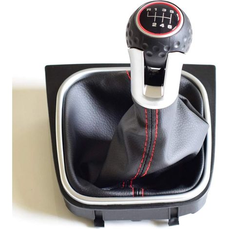 Bouton de boîte de vitesses manuelle à 5 vitesses pour Golf 6 MK6 GTI GTD R20 2009-2013 (6 vitesses)