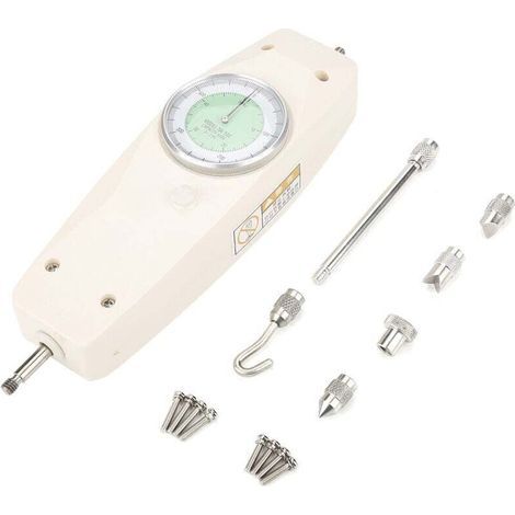 Dynamomètre analogique 500 N, instrument de mesure de force, testeur, jauge de force push-pull, pointeur, jauge de force mécanique analogique push-pull pour la mesure de la force (1/4)