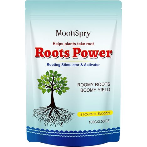 MOONSPRY Root Powder: A nutrient supplement for the root growth of plants, suitable for daily use in the home garden and for houseplants. (1/5)