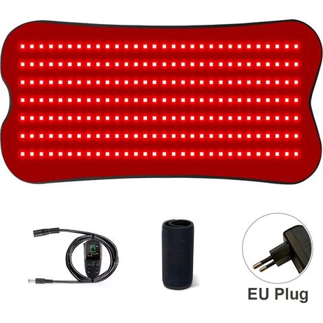 Une ceinture ventrale équipée de 210 ampoules LED rouges et un coussin de relaxation infrarouge avec des ampoules de 660 nm et 850 nm soulagent la fatigue corporelle et procurent une thérapie physique (1/5)
