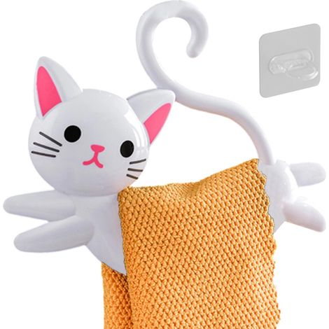 Porte-Serviette de Salle de Bains, Organisateur de Rangement Moderne, Porte-Serviettes muraux pour Salle de Bain, pour Maison Douche Cuisine Bureau Restaurant Dortoir Camping-Car Cadeau de (1/5)