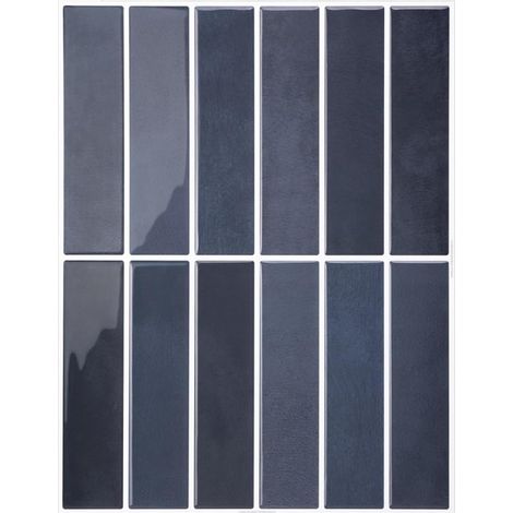 Lot de 5 Autocollants Muraux Style Vintage - Décorations 3D Premium Autoadhésives et Imperméables pour Cuisine et Salle de Bain, Relooking Crédence Facile