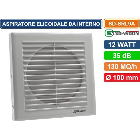 Aspiratore Elicoidale Foro 100 12w Bianco (1/3)