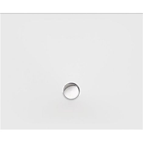 Receveur de douche rectangulaire Schröder Flat New E 110x90x2 cm blanc (1/2)