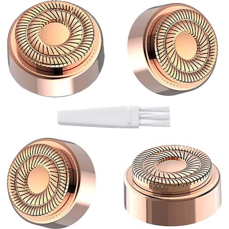 Lot de 4 têtes de rechange pour épilateur facial féminin, compatibles Finishing Touch, Gen 2 (1/5)